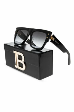 Balmain BLACK Sunglasses with logo
