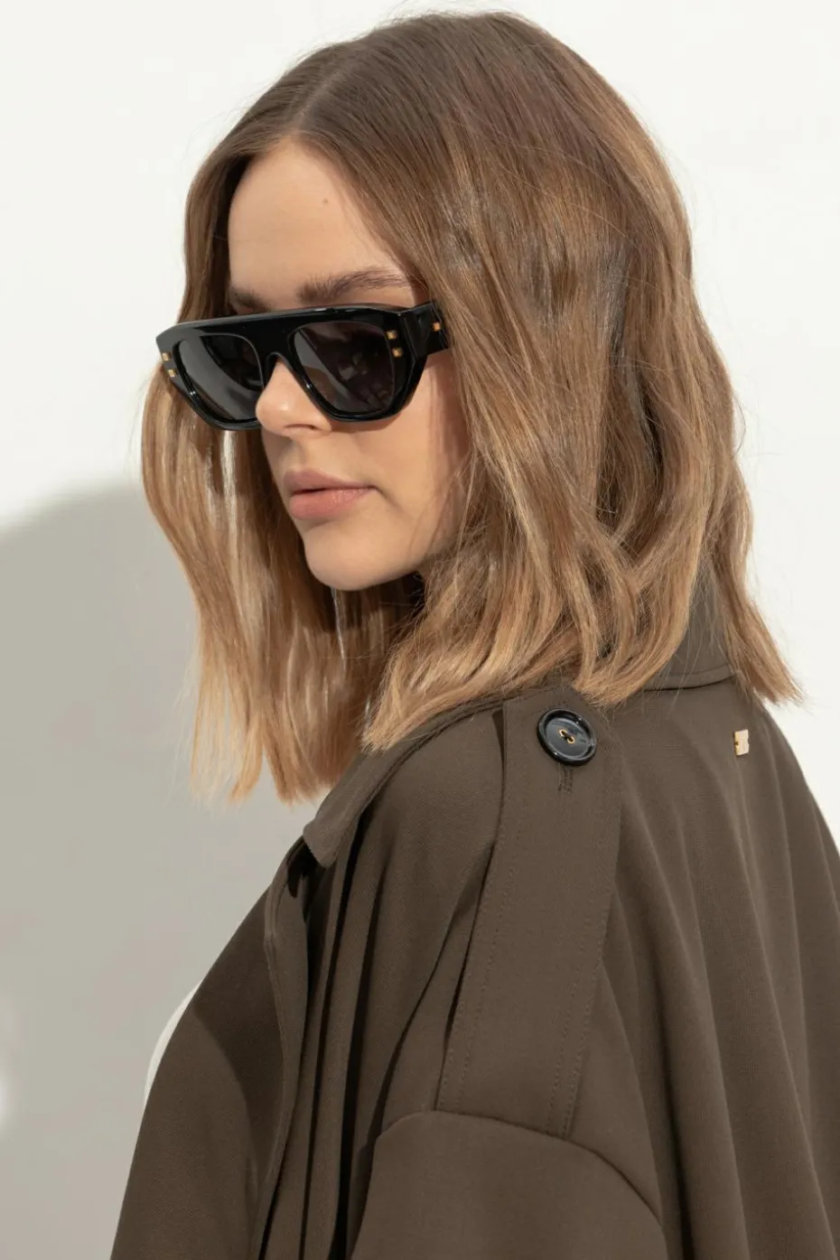 Balmain BLACK Sunglasses B-ARMY II