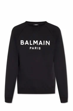 Balmain BLACK Sweatshirt with logo