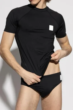 Balmain BLACK Swim T-shirt