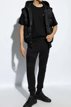 Balmain BLACK T-shirt with logo