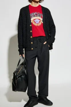 Balmain BLACK Tweed cardigan
