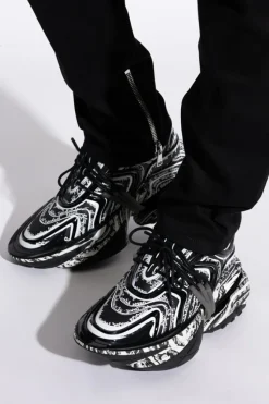 Balmain BLACK Unicorn Wave sneakers