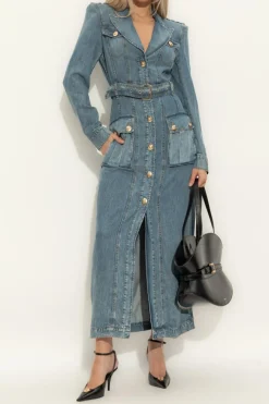 Balmain BLUE Denim dress