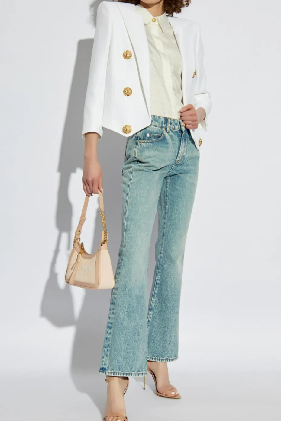 Balmain BLUE Jeans with flared legs