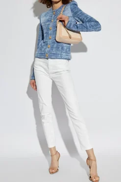 Balmain BLUE Snap-button cardigan