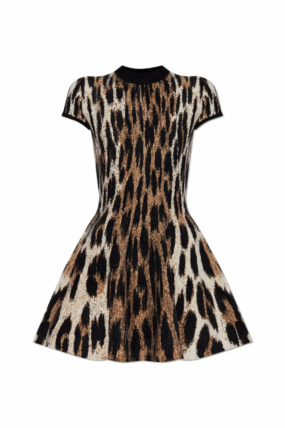 Balmain BROWN Animal print dress