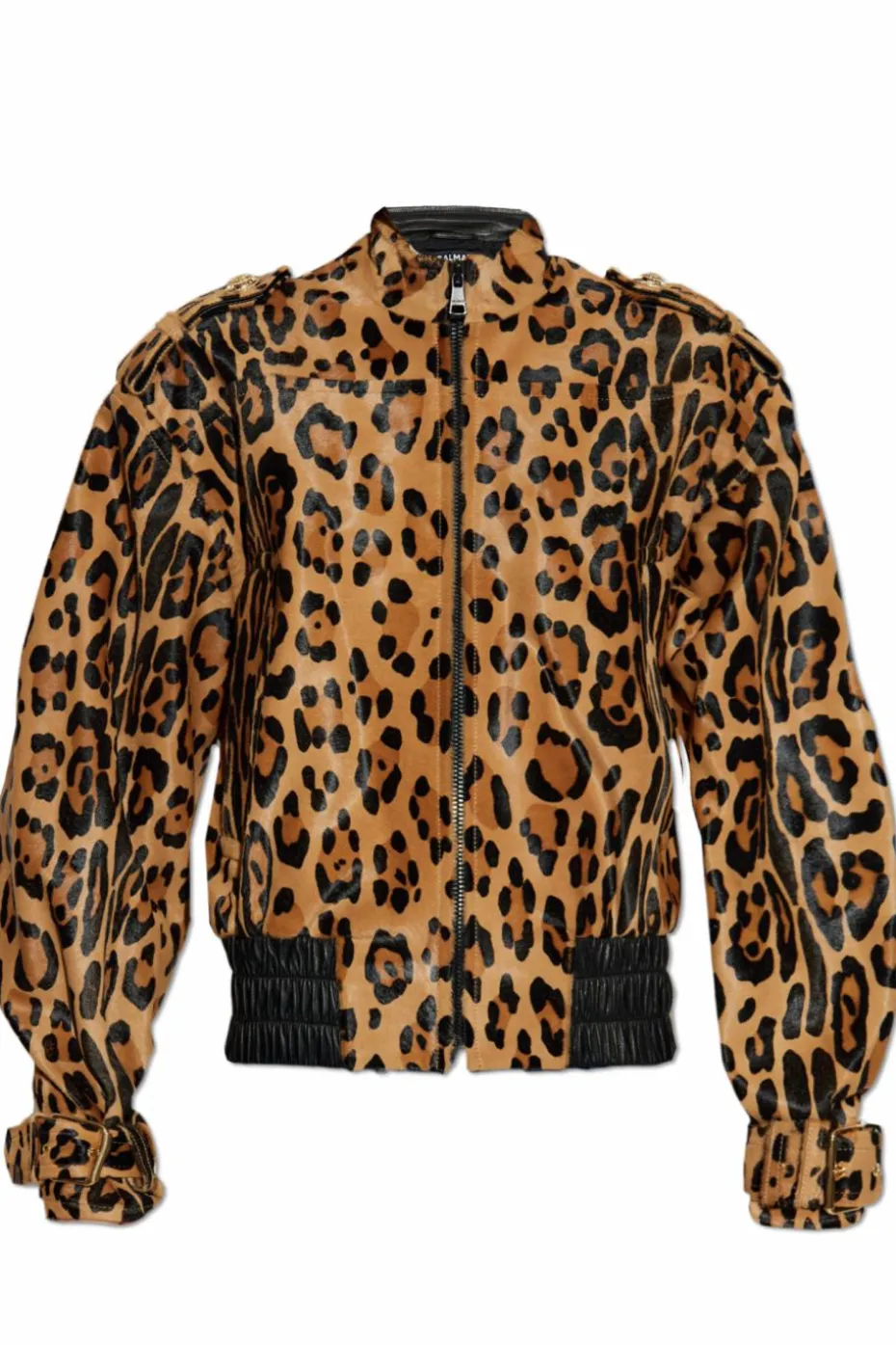 Balmain BROWN Animal print jacket