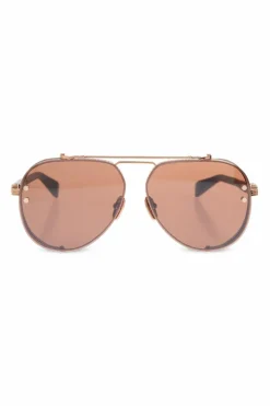 Balmain BROWN ‘Capitaine’ sunglasses