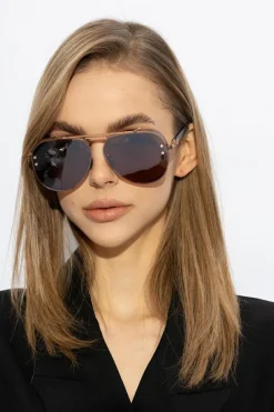 Balmain BROWN ‘Capitaine’ sunglasses