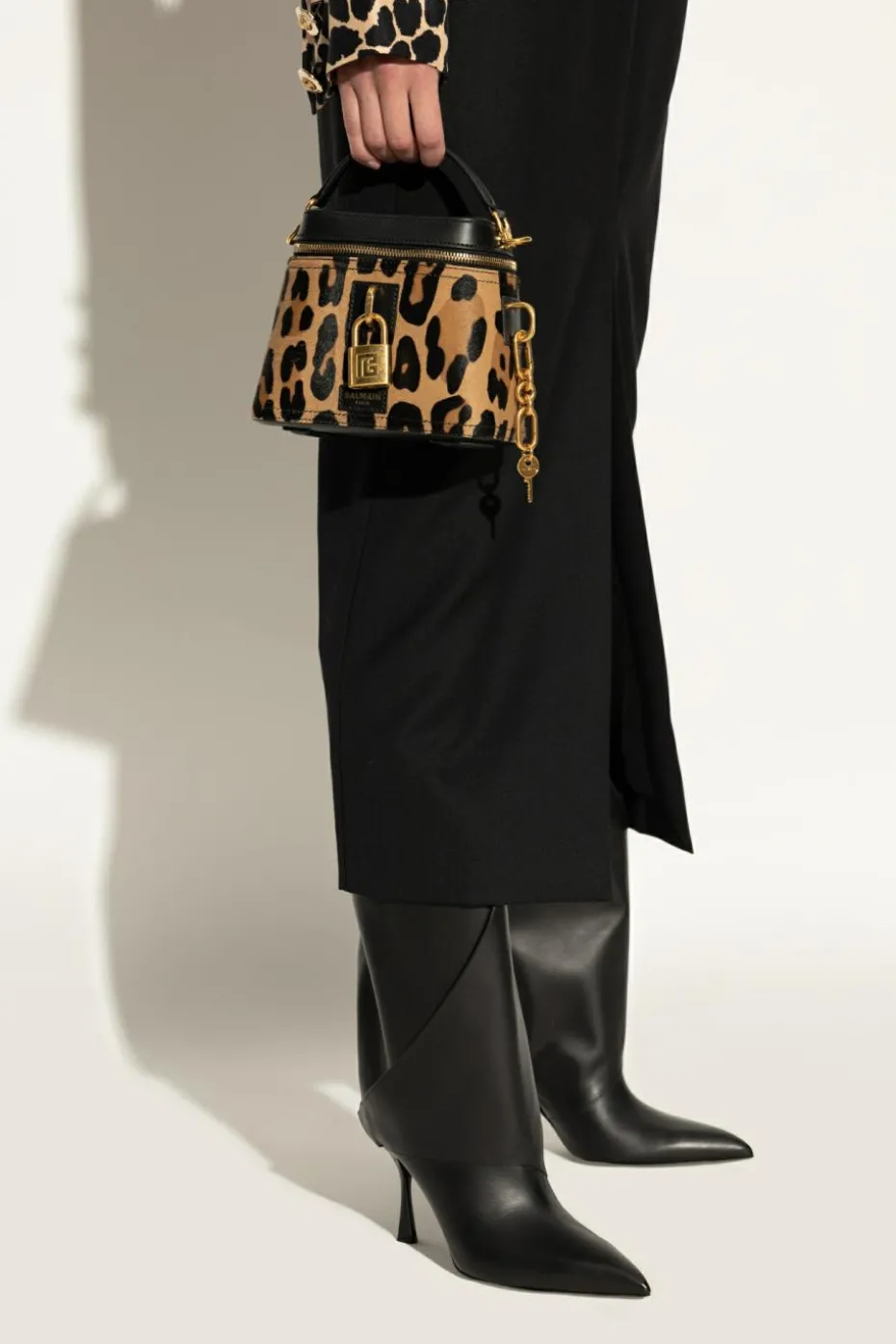 Balmain BROWN Handbag "Pulse Vanity"