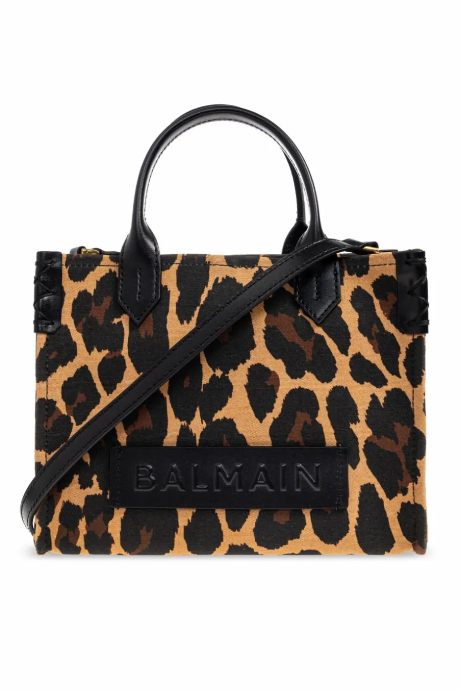 Balmain BROWN Handheld bag `B-Army Small`
