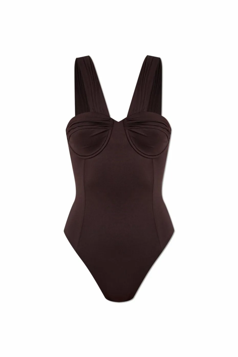 Balmain BROWN One-piece swimsuit