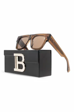 Balmain BROWN Sunglasses