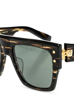 Balmain BROWN Sunglasses with logo
