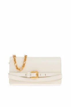 Balmain cream Clutch bag `Shuffle`
