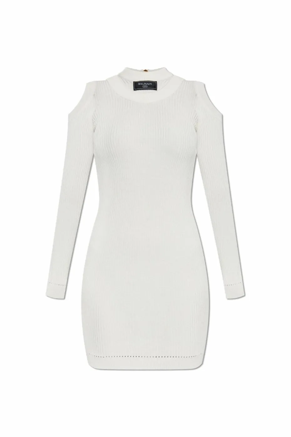 Balmain cream Fitted dress