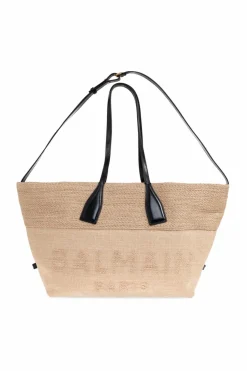 Balmain cream Shopper bag