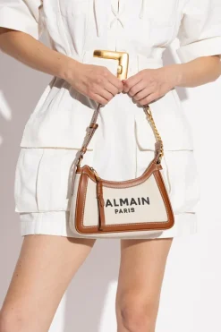 Balmain cream Shoulder bag `B-Army`