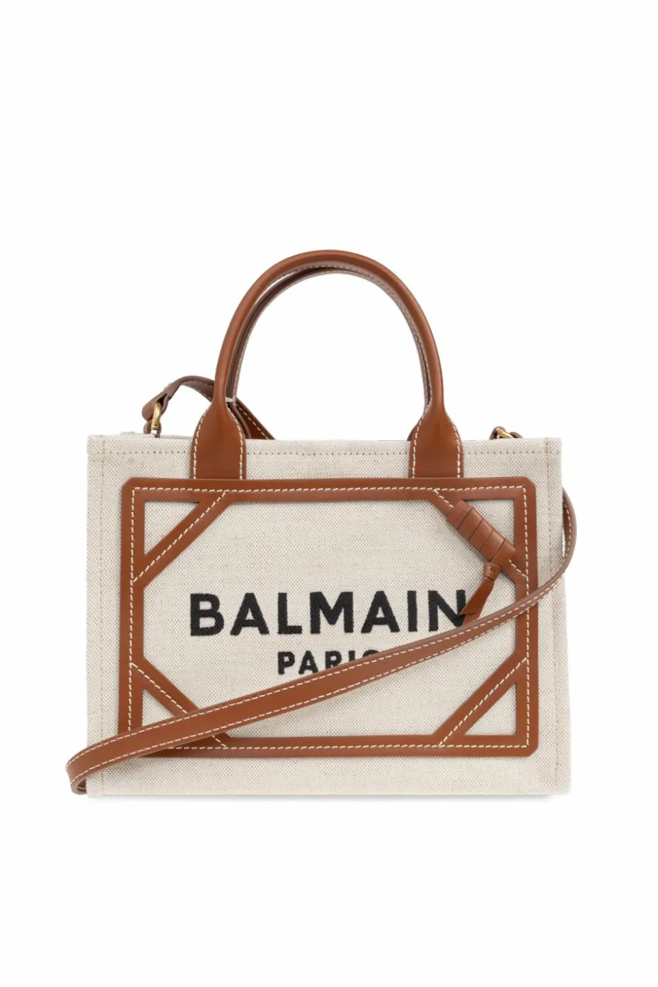 Balmain cream Shoulder bag with logo