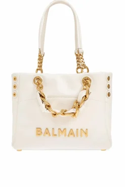 Balmain cream Shoulder bag `1945 Small`