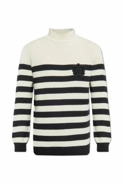 Balmain cream Sweater with applique