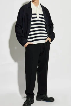 Balmain cream Wool Polo