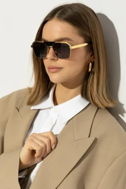 Balmain GOLD Sergeant sunglasses