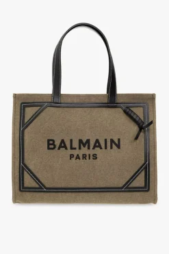 Balmain GREEN āB-Armyā shopper bag