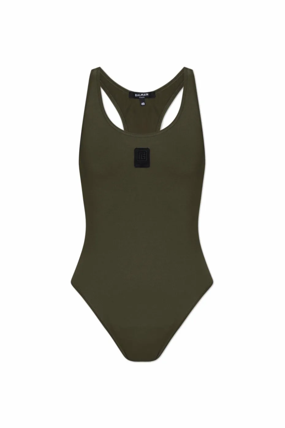 Balmain GREEN One-piece swimsuit