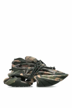 Balmain GREEN Sneakers Unicorn Wave