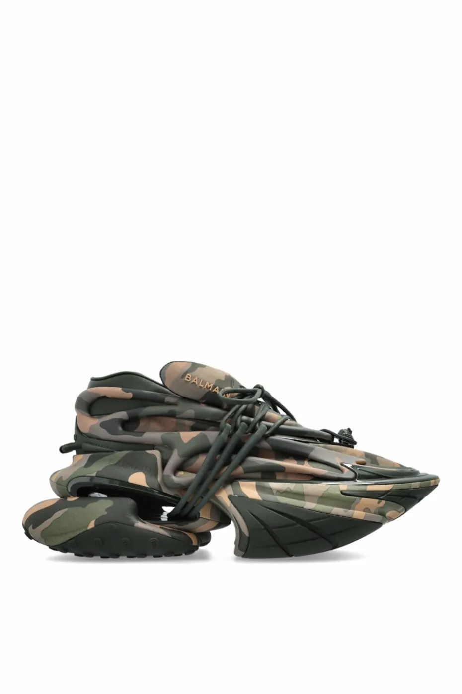 Balmain GREEN Sneakers Unicorn Wave