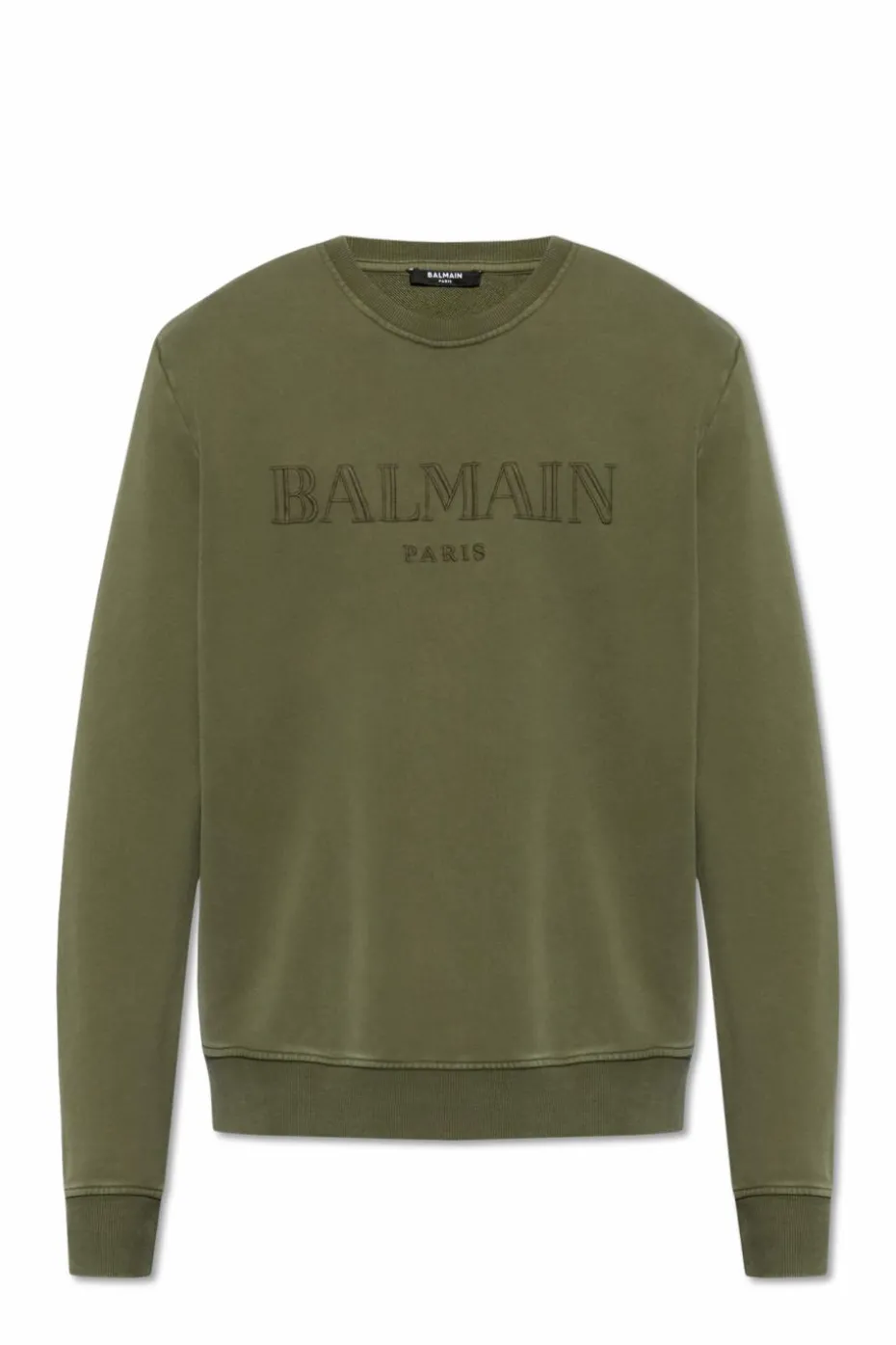 Balmain GREEN Sweatshirt with logo