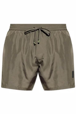 Balmain GREEN Swim trunks