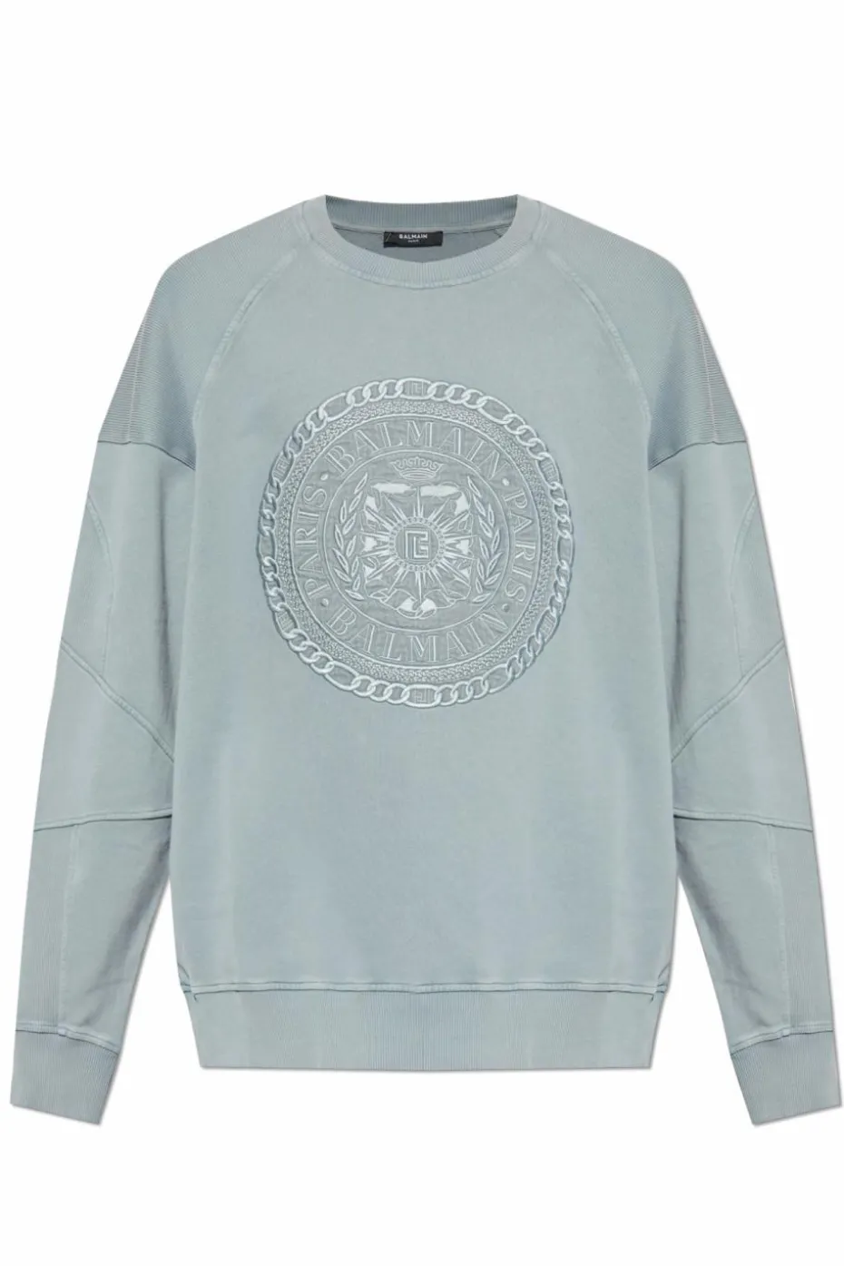 Balmain GREY Sweatshirt with logo