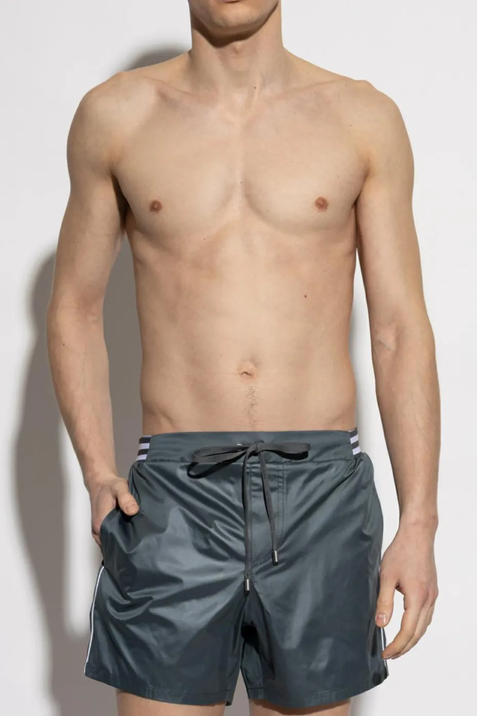 Balmain GREY Swim shorts