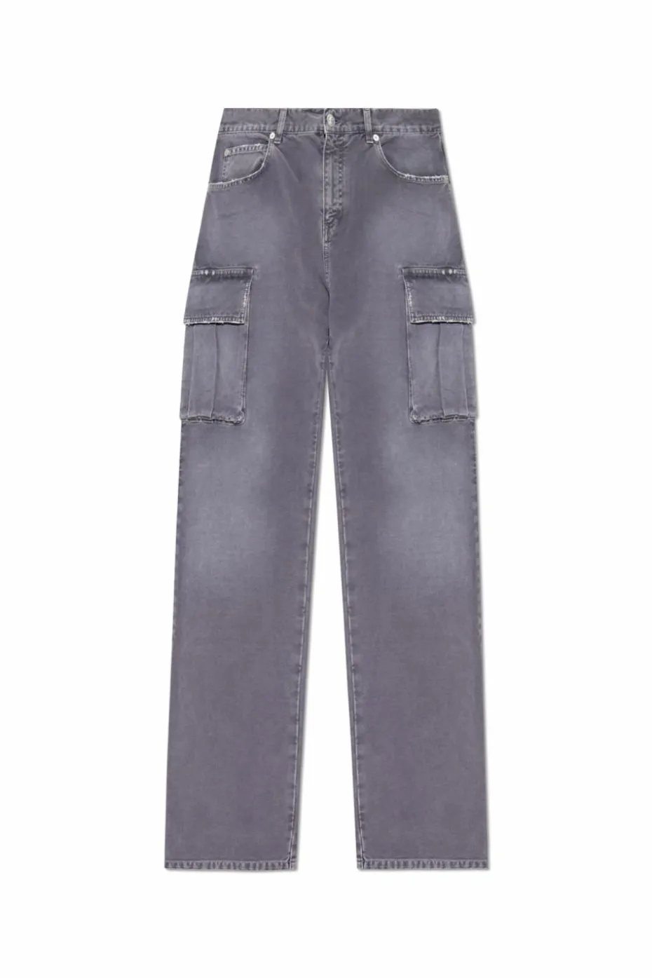 Balmain GREY Trousers with pockets