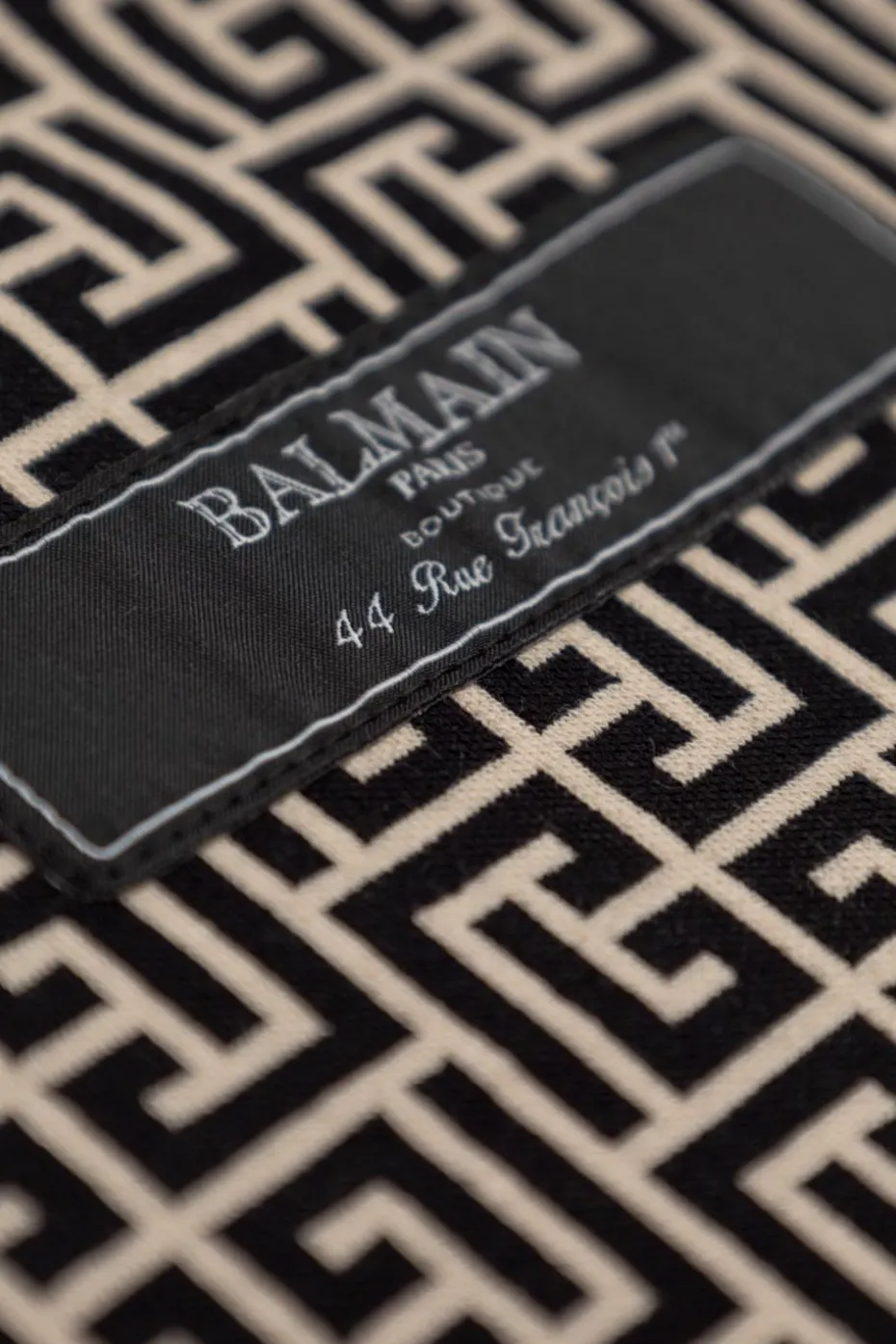 Balmain Kids beige Dress with monogram