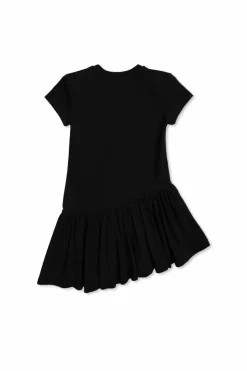 Balmain Kids BLACK Dress with logo