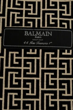 Balmain Kids BLACK Monogram pants