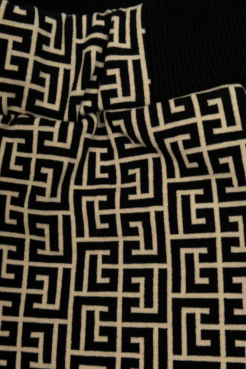 Balmain Kids BLACK Monogram shorts