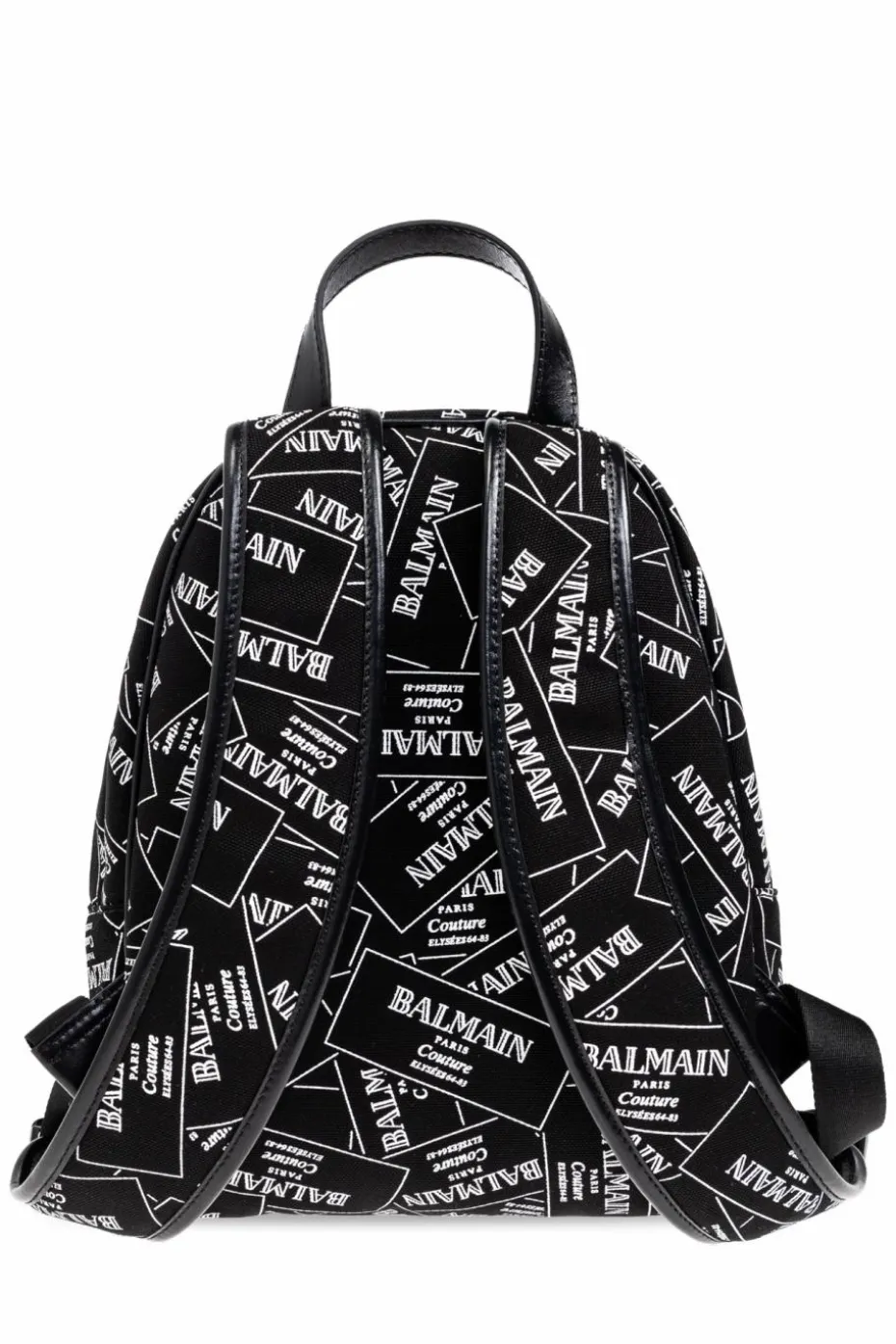 Balmain Kids BLACK Monogram backpack