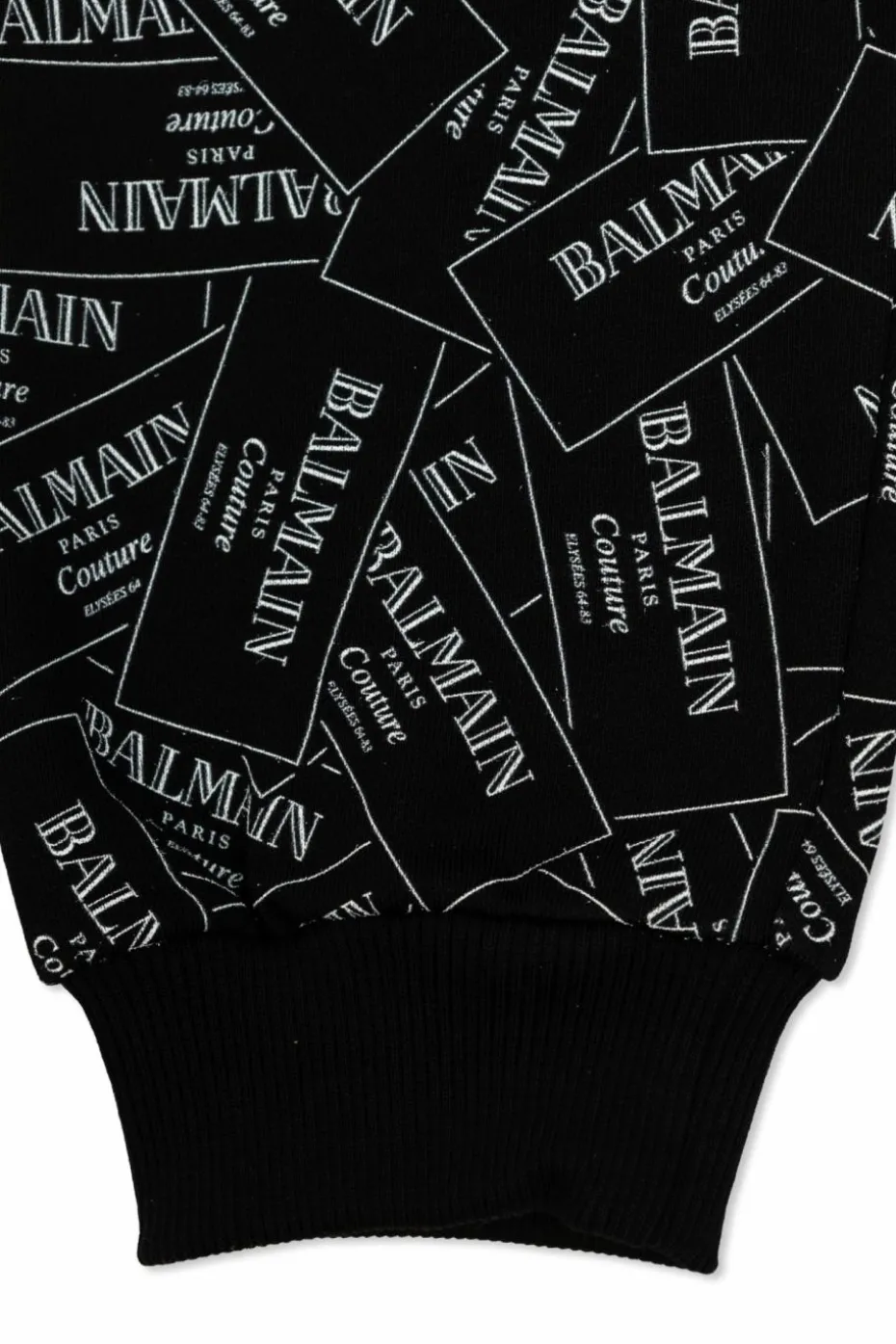 Balmain Kids BLACK Pants with logo