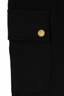 Balmain Kids BLACK Pants with pockets
