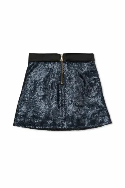 Balmain Kids BLACK Skirt with fastening