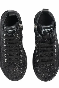 Balmain Kids BLACK Sports shoes above the ankle