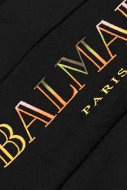 Balmain Kids BLACK Sweatshirt with logo