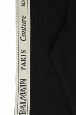 Balmain Kids BLACK T-shirt with logo
