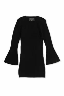 Balmain Kids BLACK Wool dress