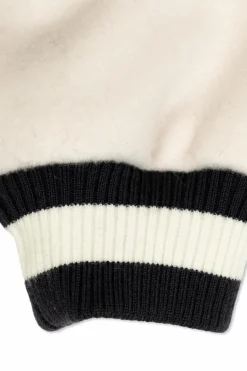 Balmain Kids BLACK Wool jacket with hood